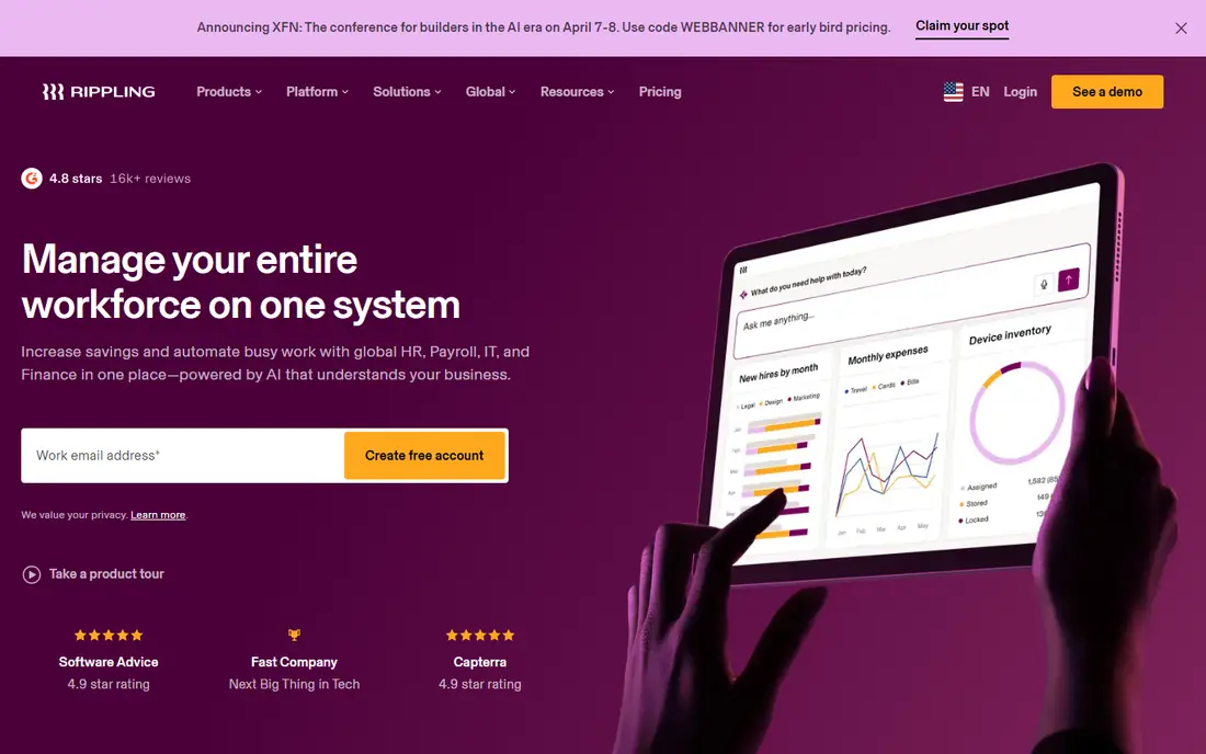 Rippling website