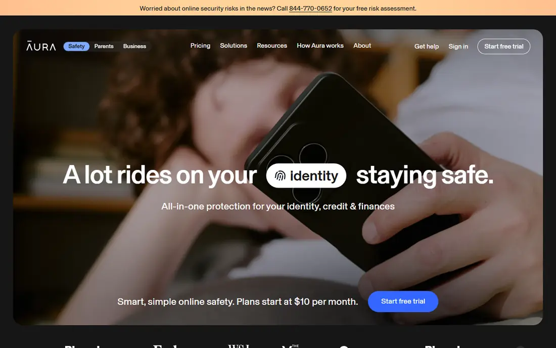 Aura website