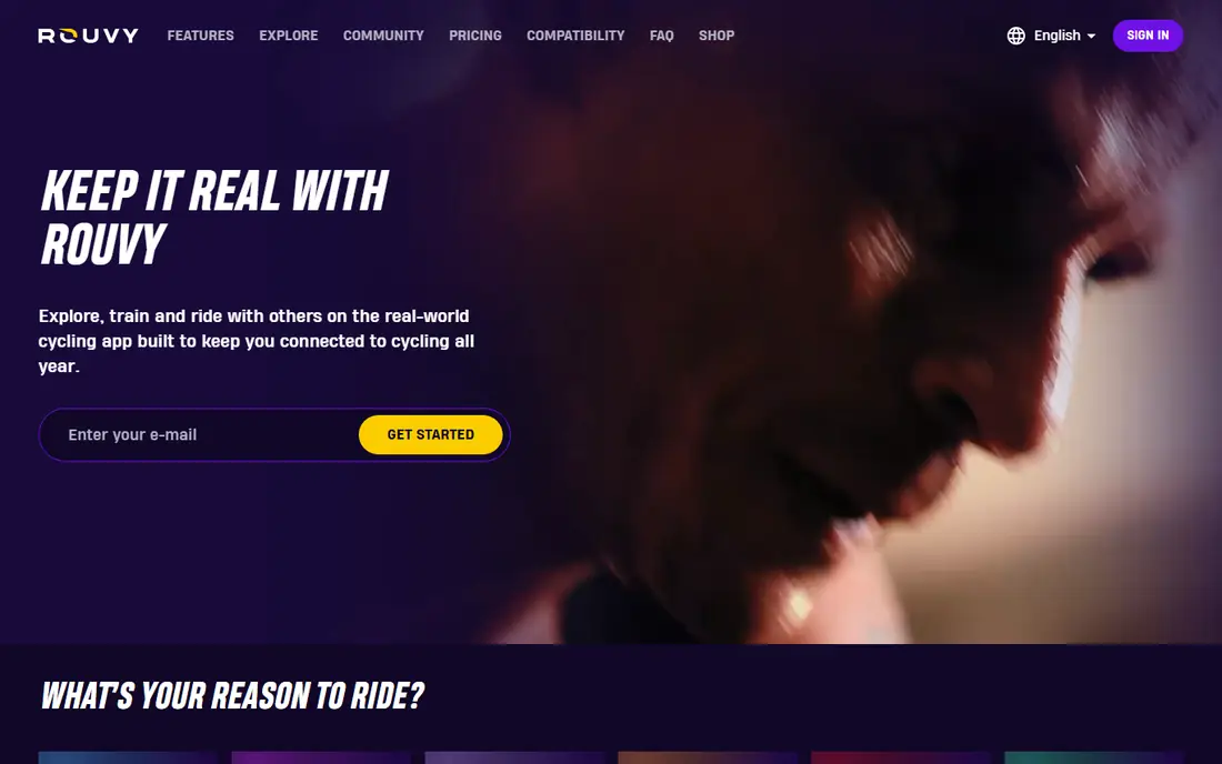 Rouvy website