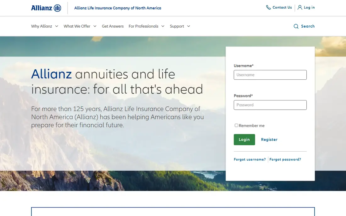 Allianz Life website
