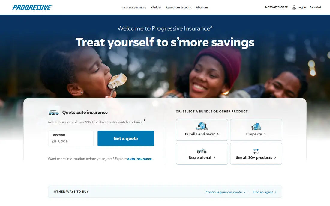 Progressive website