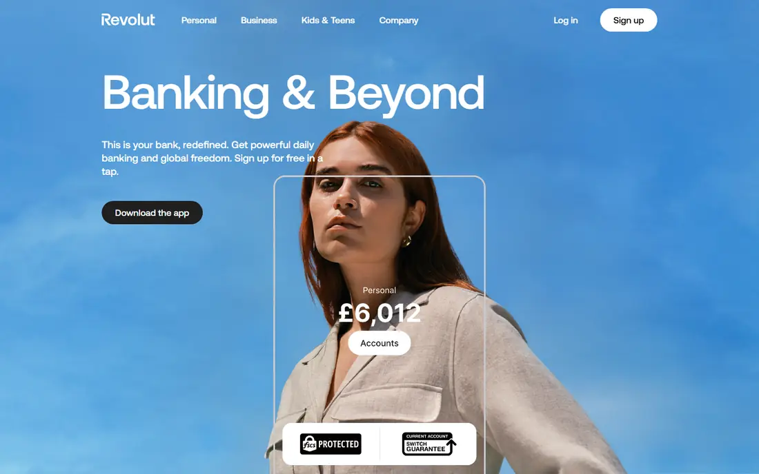 Revolut website