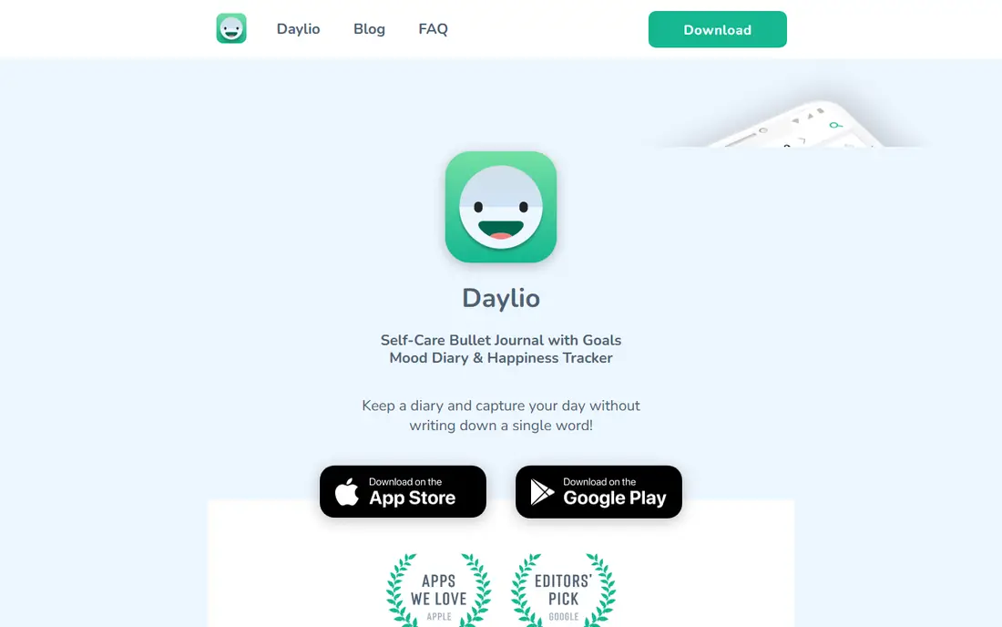 Daylio website