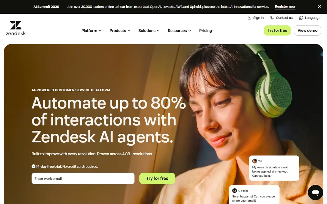 Zendesk Guide website