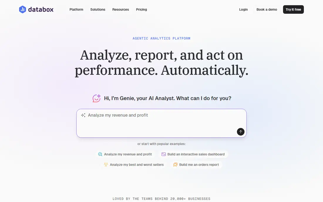 Databox website