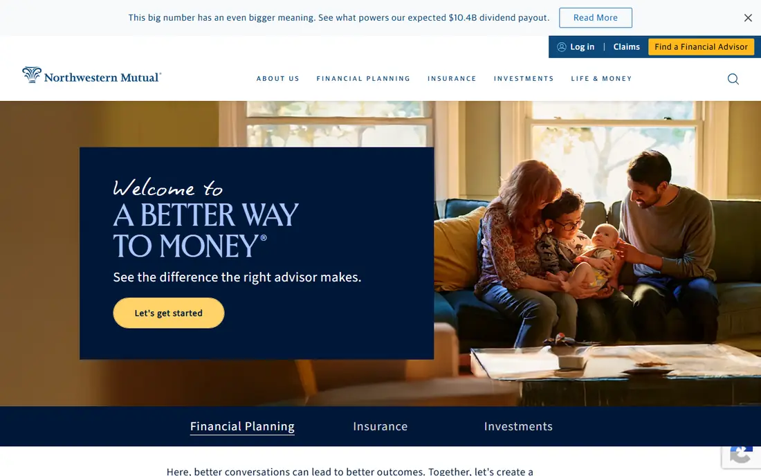 Northwestern Mutual website