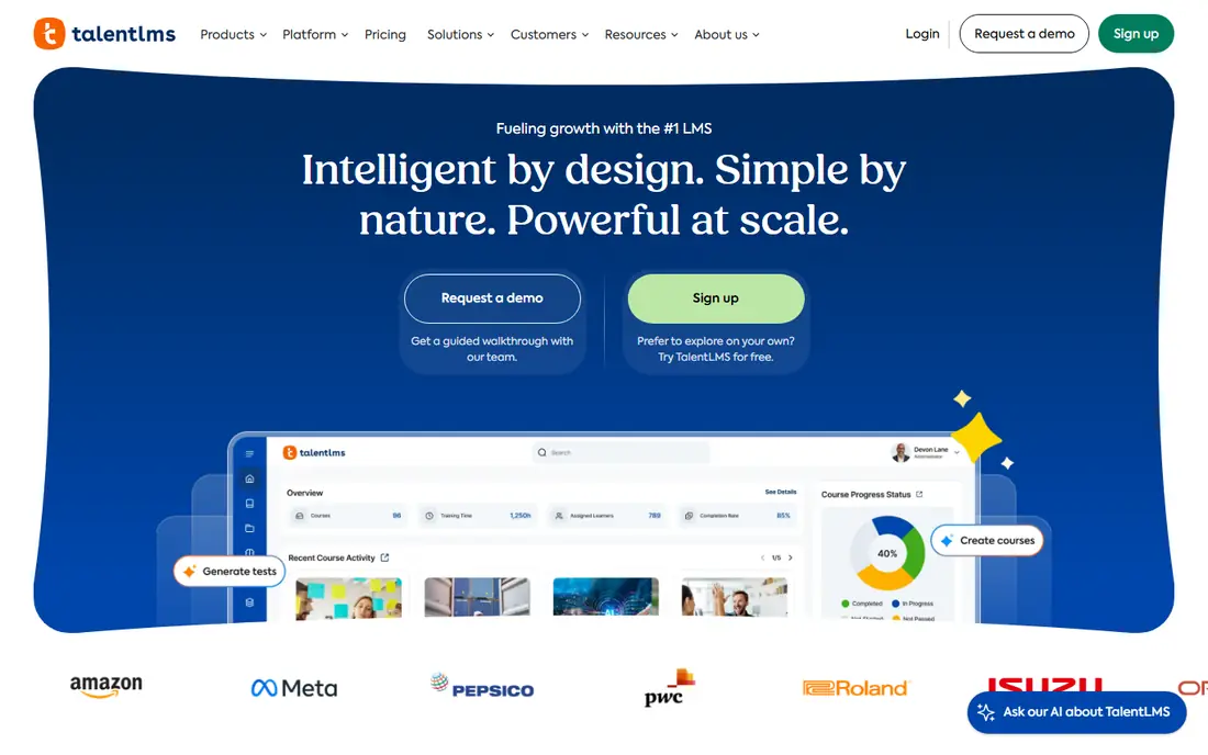 TalentLMS website