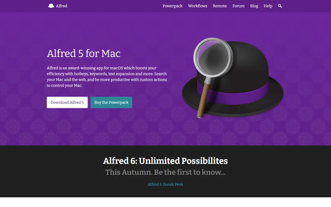 Alfred website