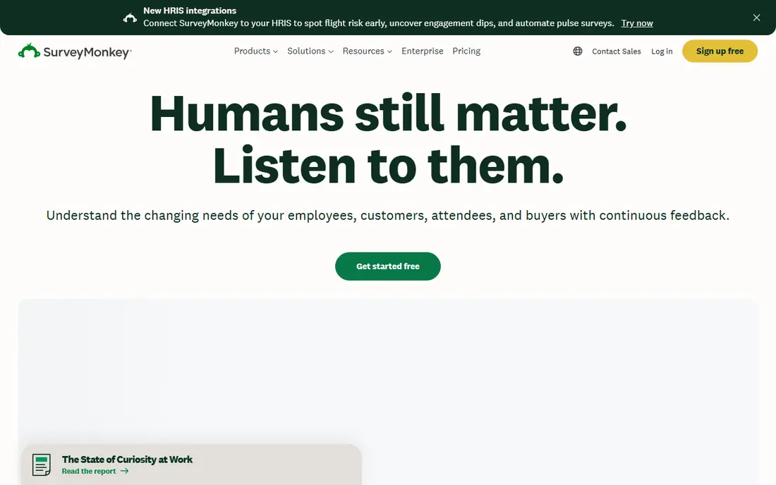SurveyMonkey website