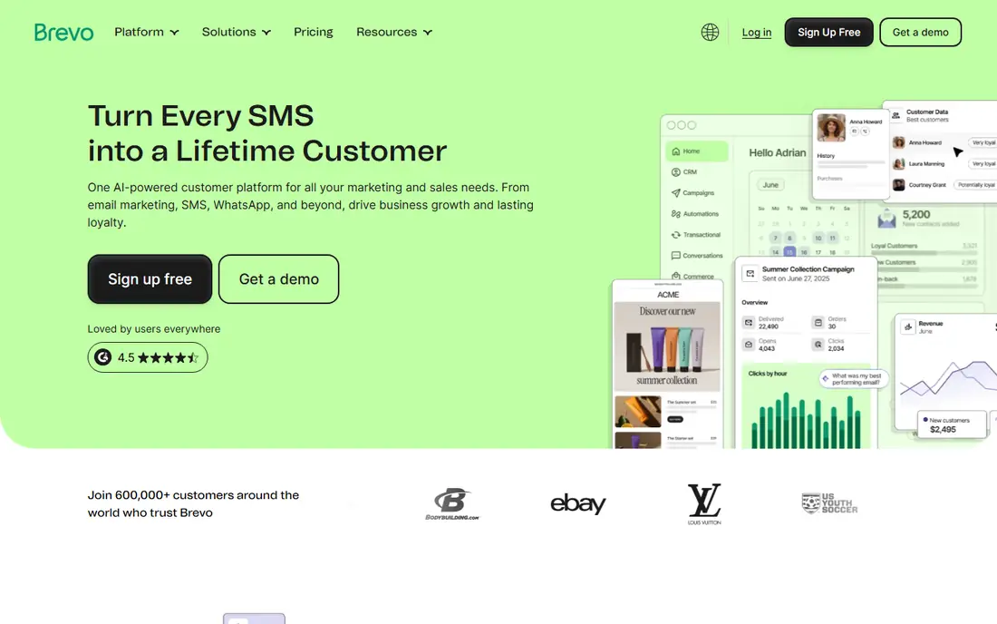 Brevo website