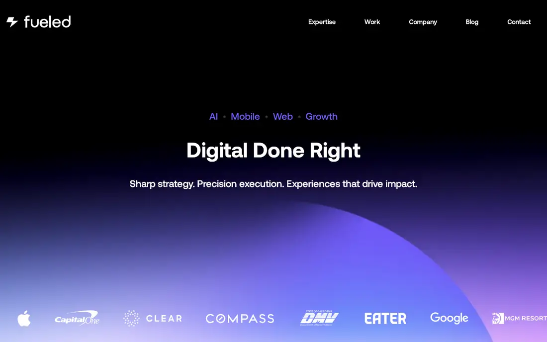 Fueled website