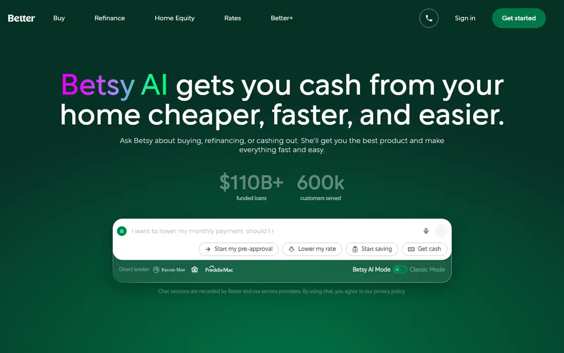 Better website
