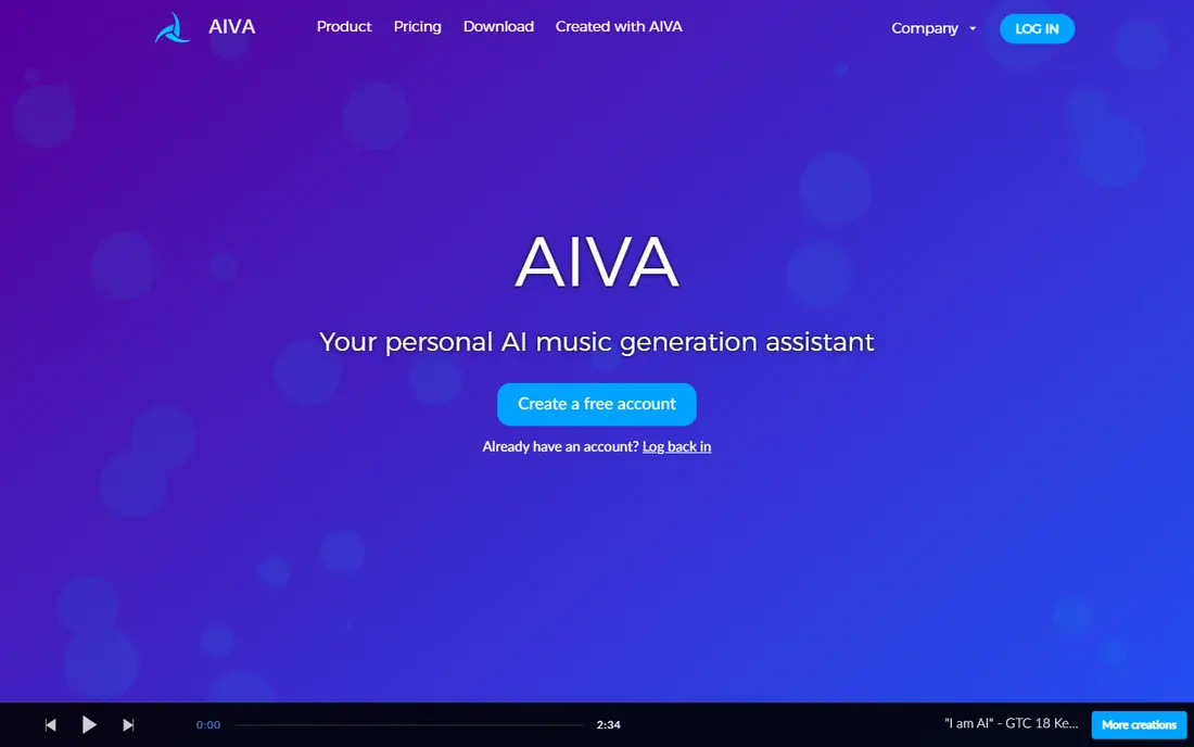 AIVA website