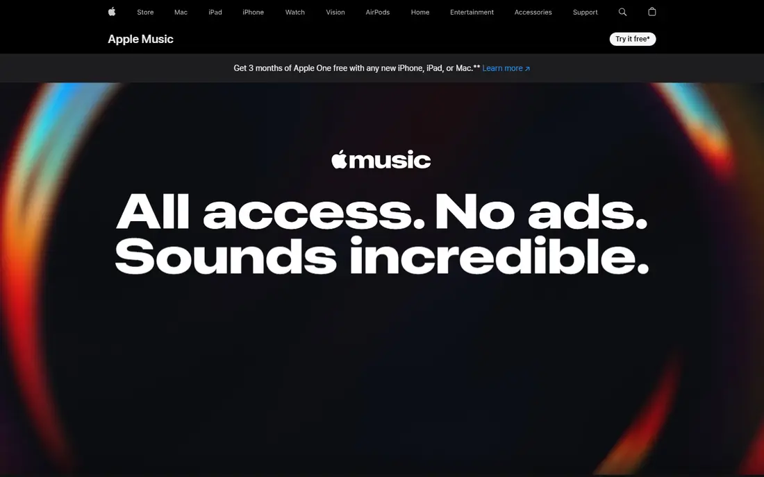 Apple Music website