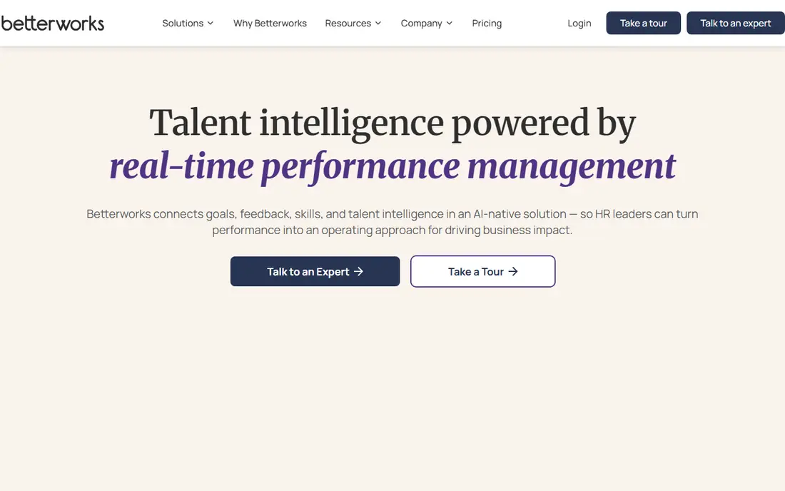 Betterworks website