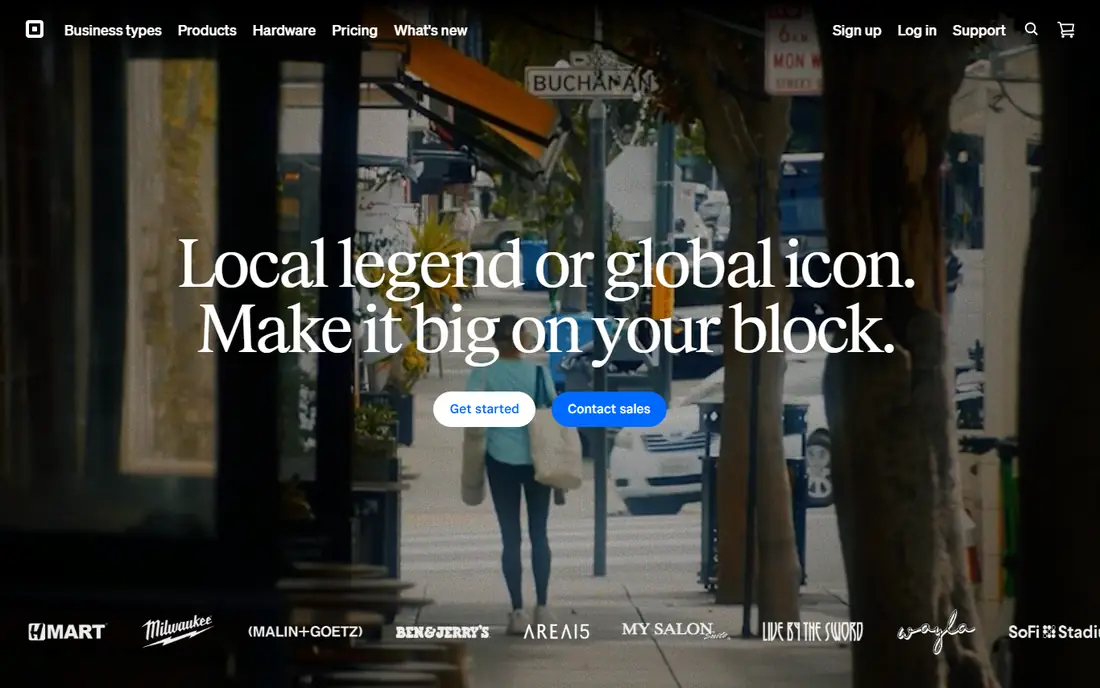 Square website