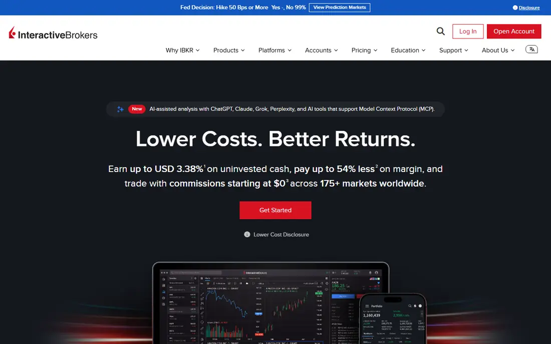 Interactive Brokers website