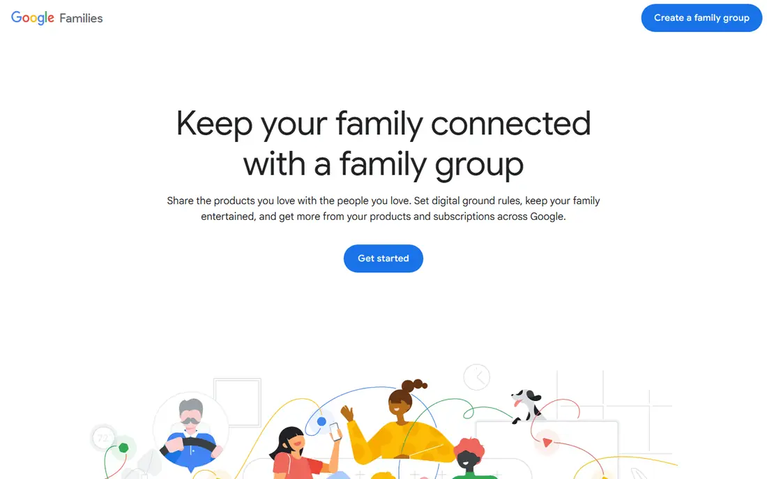 Google Family Link website