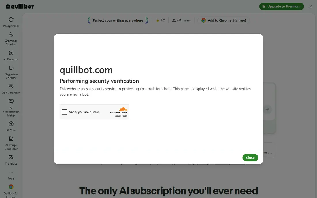 QuillBot Summarizer website