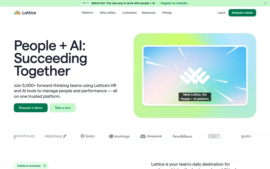 Lattice website