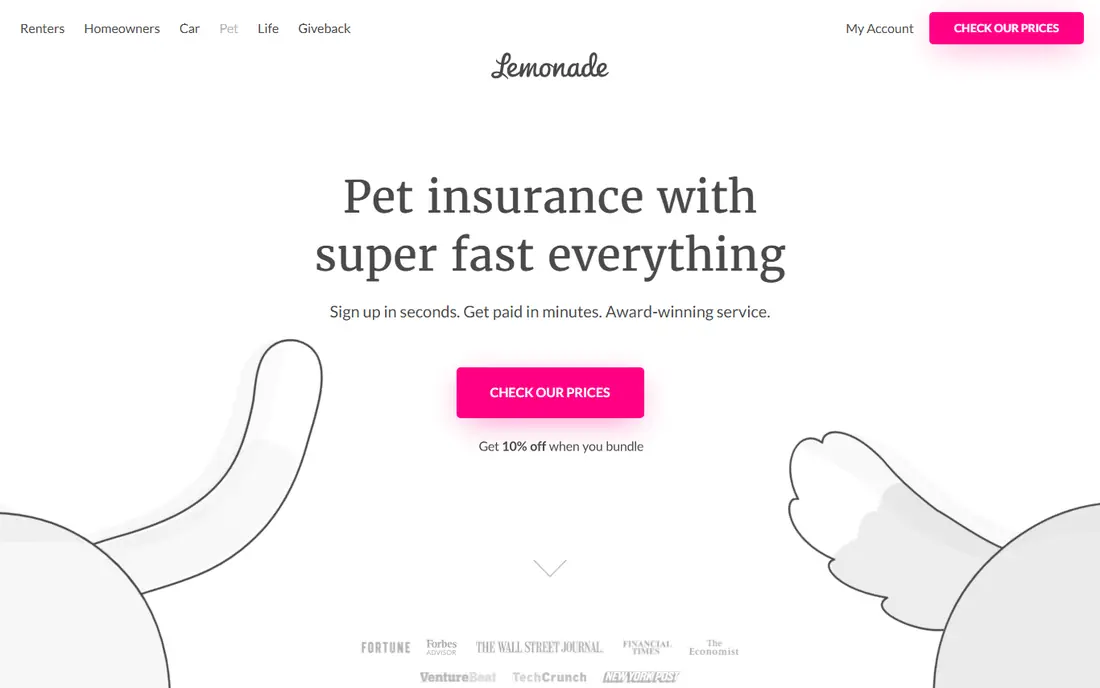 Lemonade website