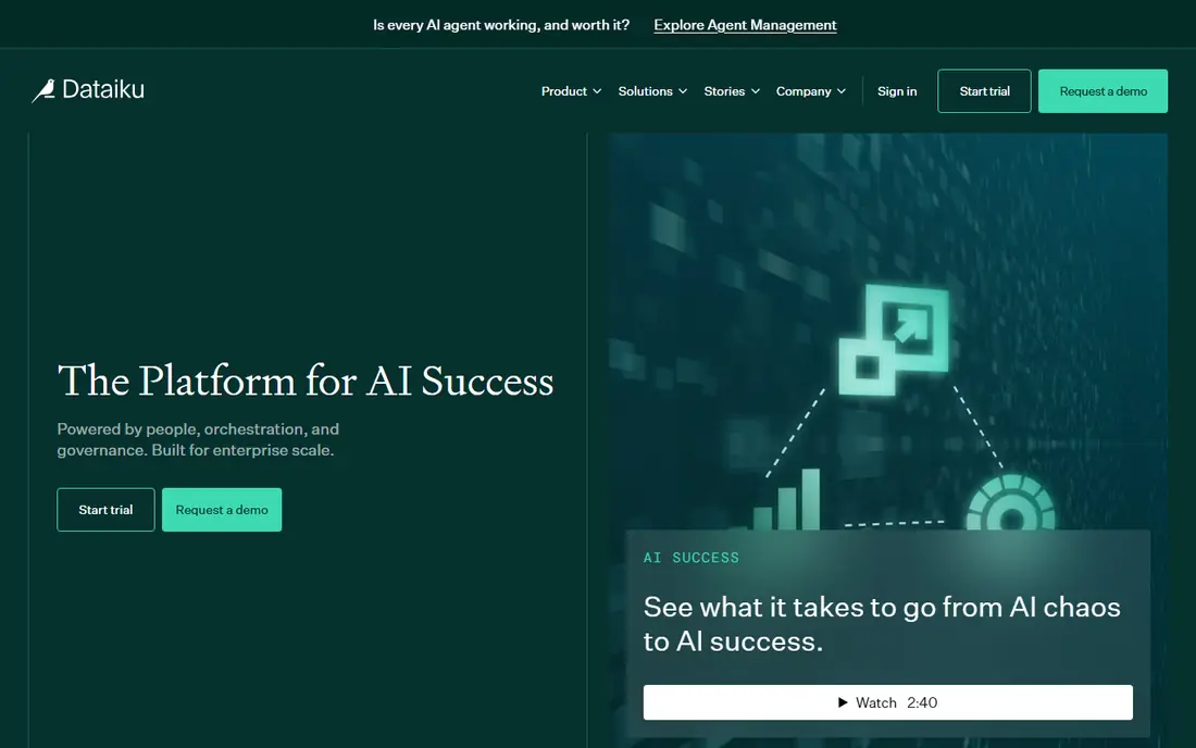 Dataiku website