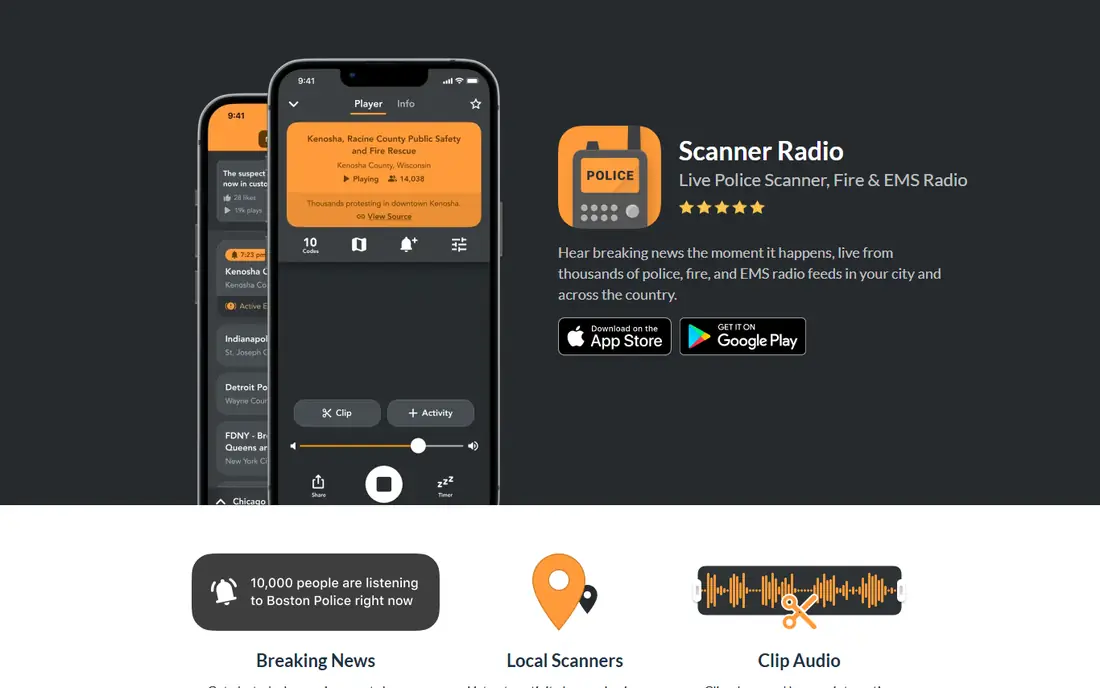 Scanner Radio website