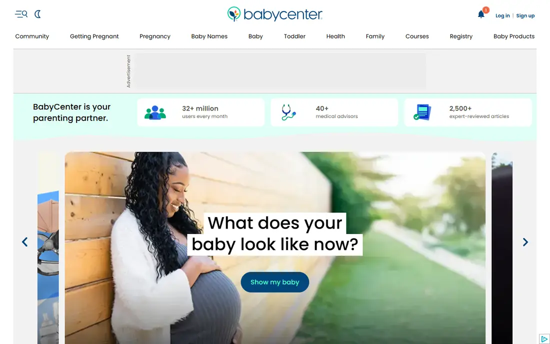 BabyCenter website