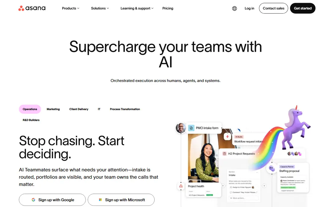 Asana website