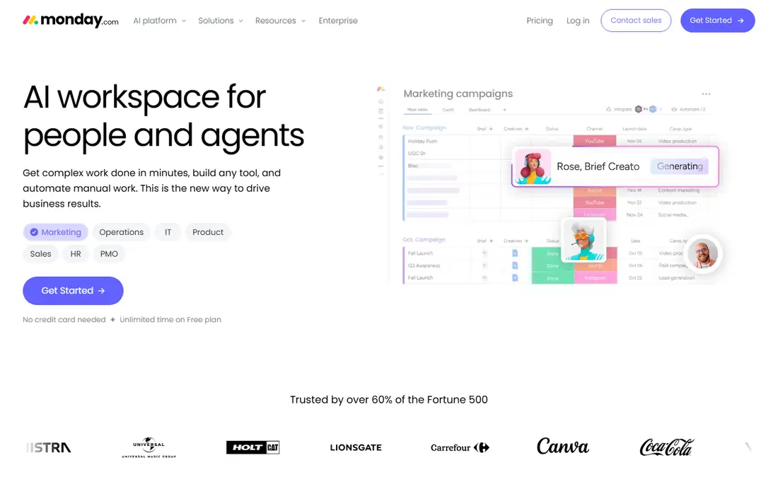monday.com website