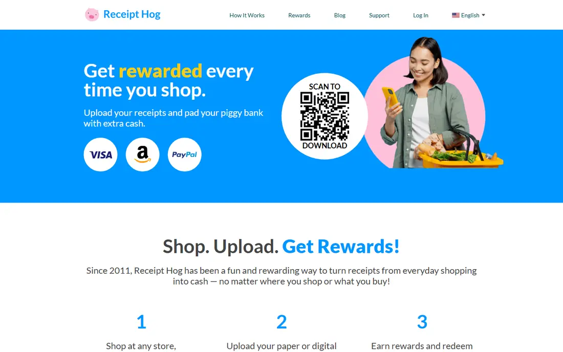Receipt Hog website