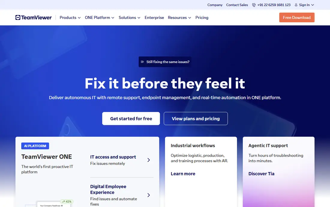 TeamViewer website