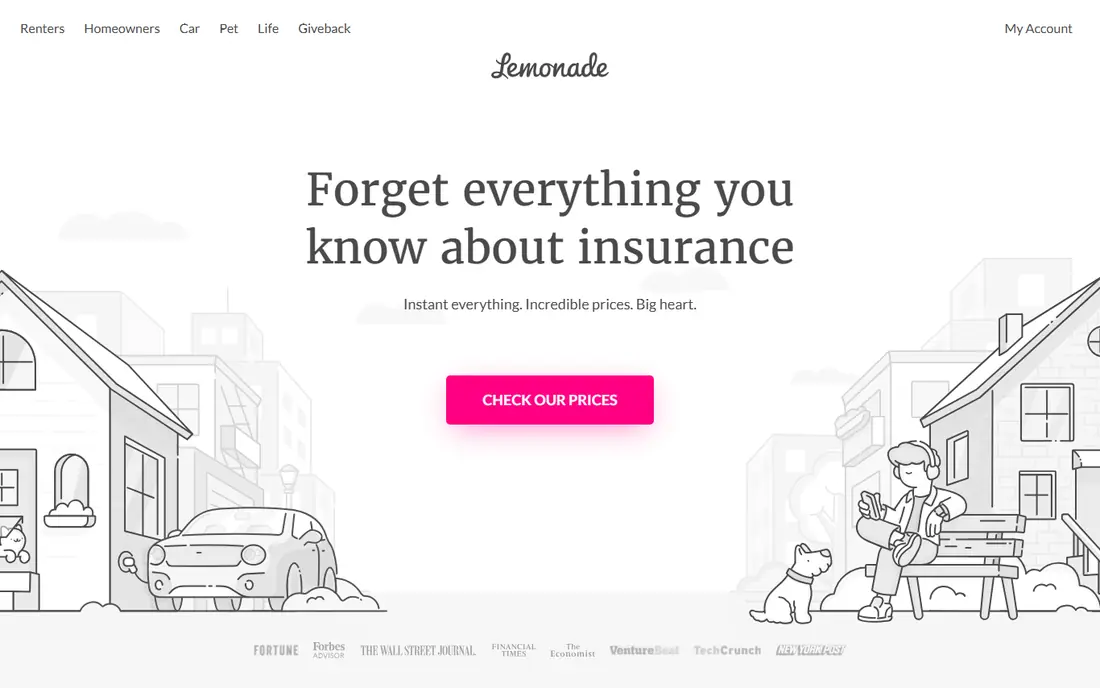 Lemonade website