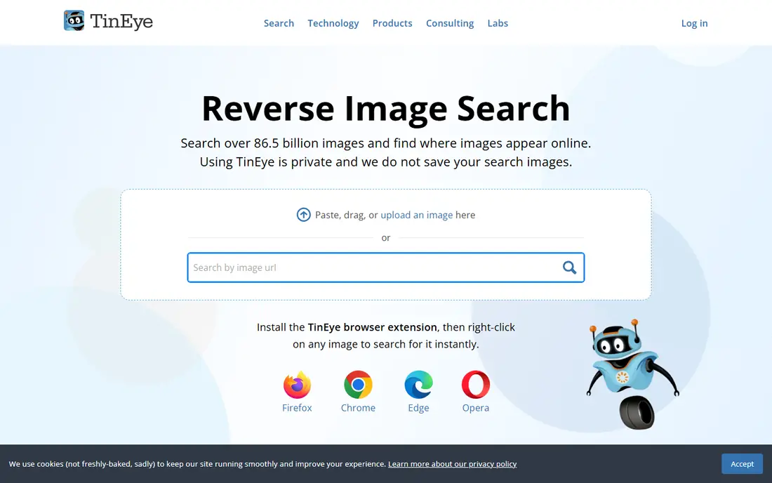 TinEye website