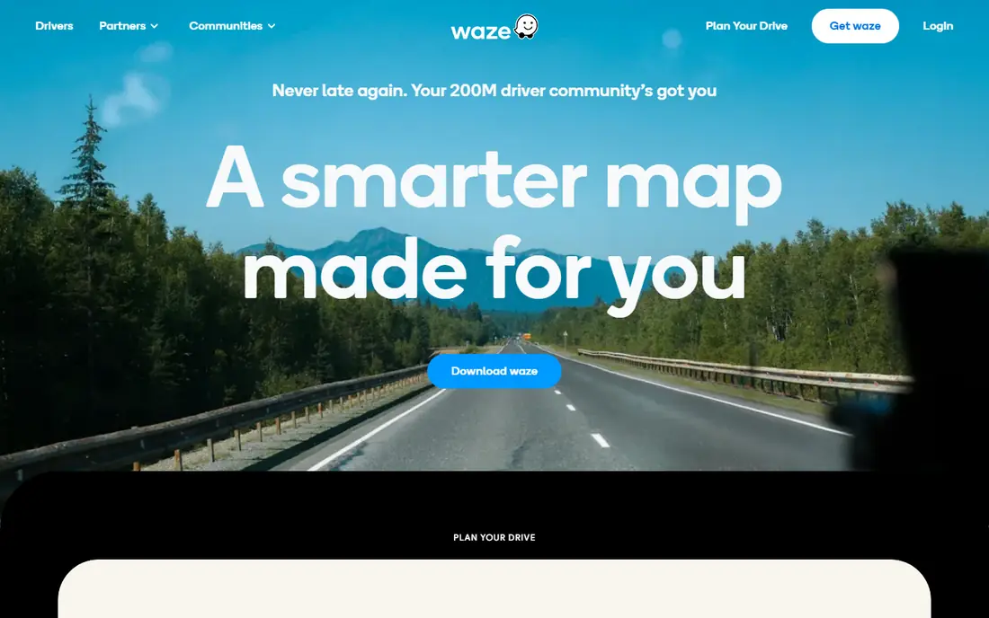Waze website