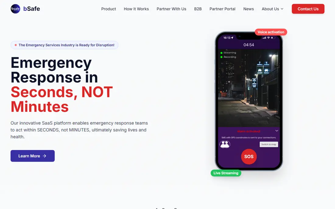 bSafe website
