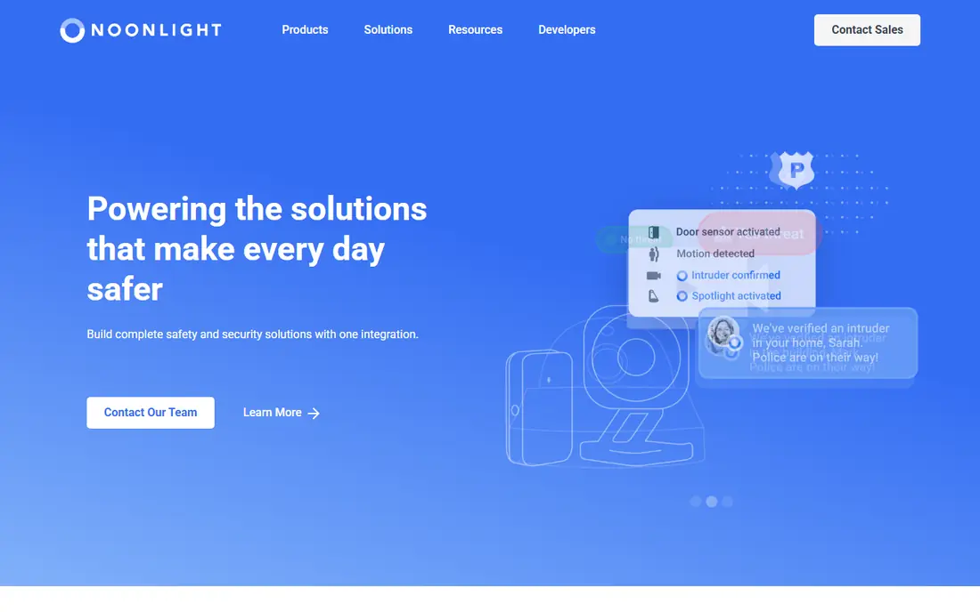 Noonlight website