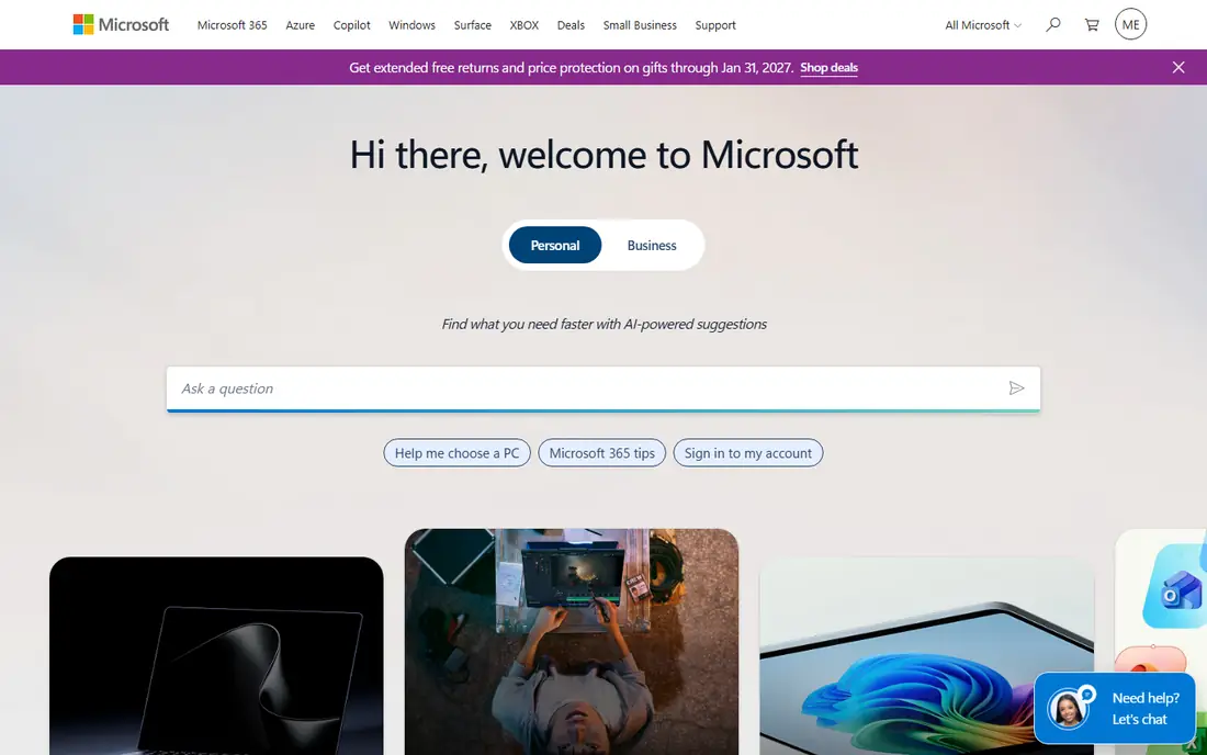Microsoft Lens website