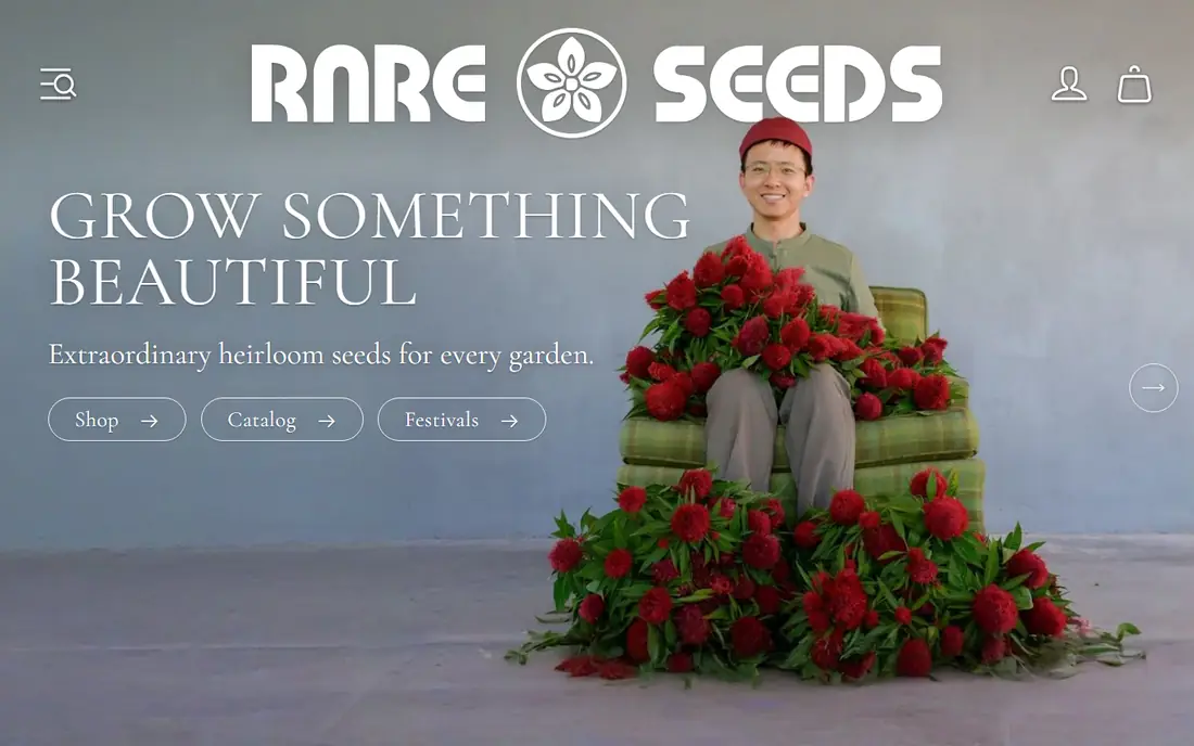 Baker Creek Heirloom Seeds website