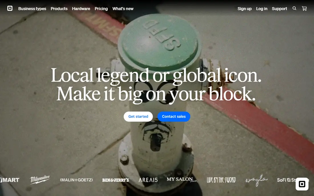 Square website