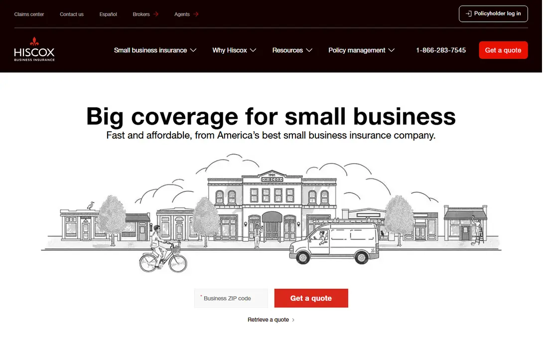 Hiscox website