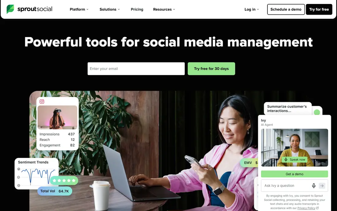 Sprout Social website