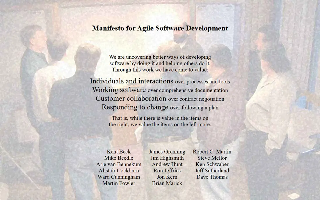 Agile Software Development website
