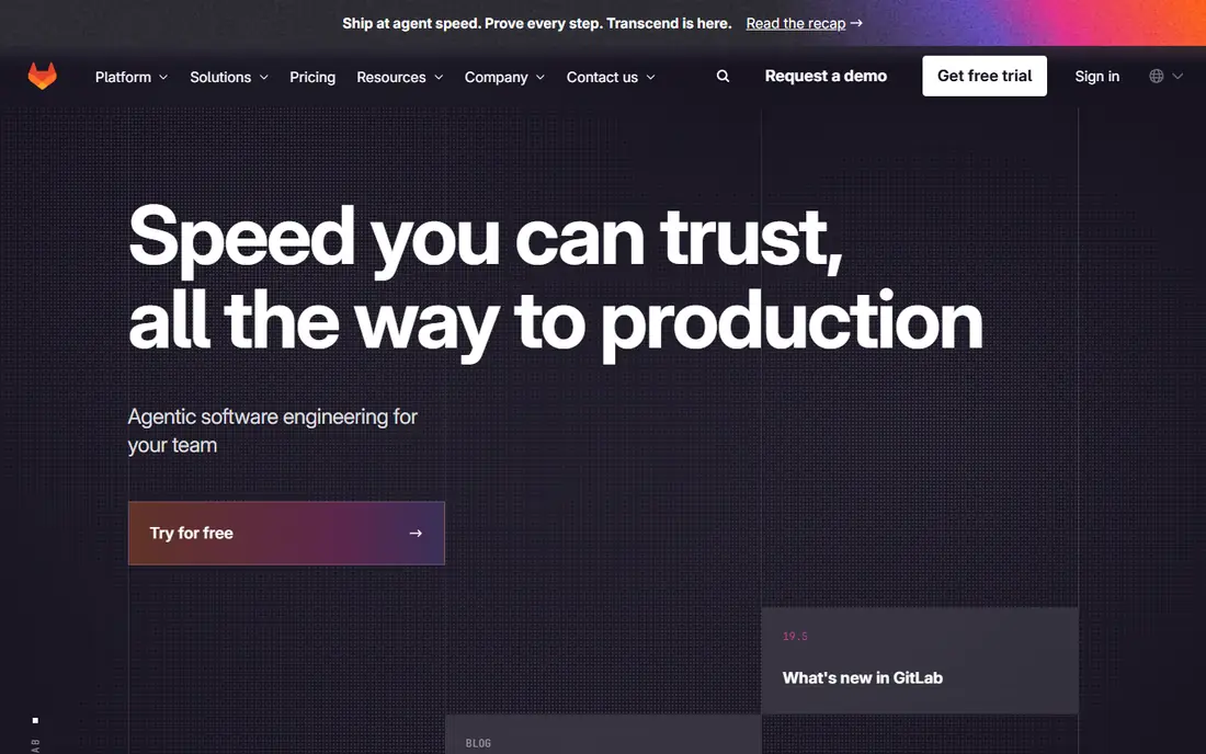 GitLab website