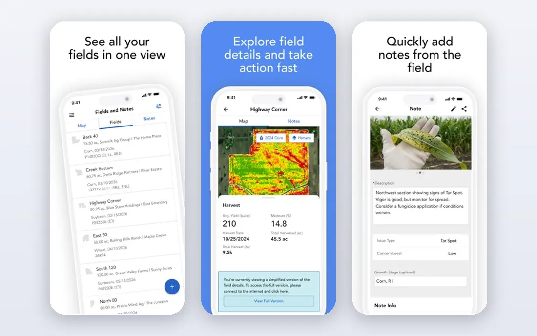 Granular Insights app screenshots