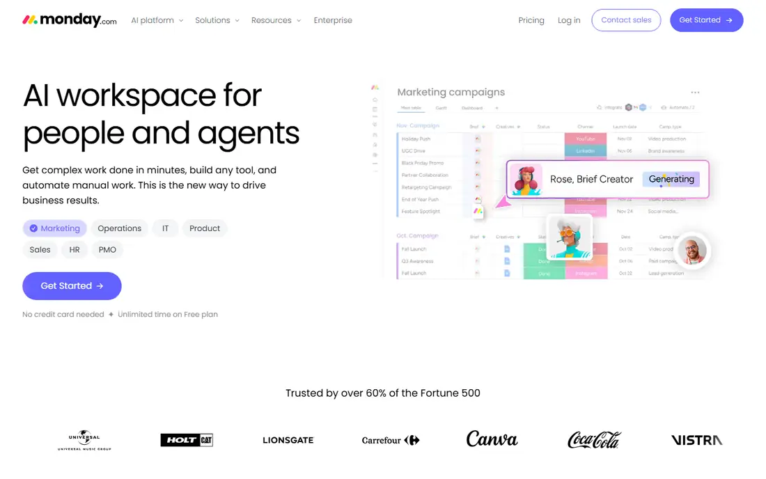 monday.com website