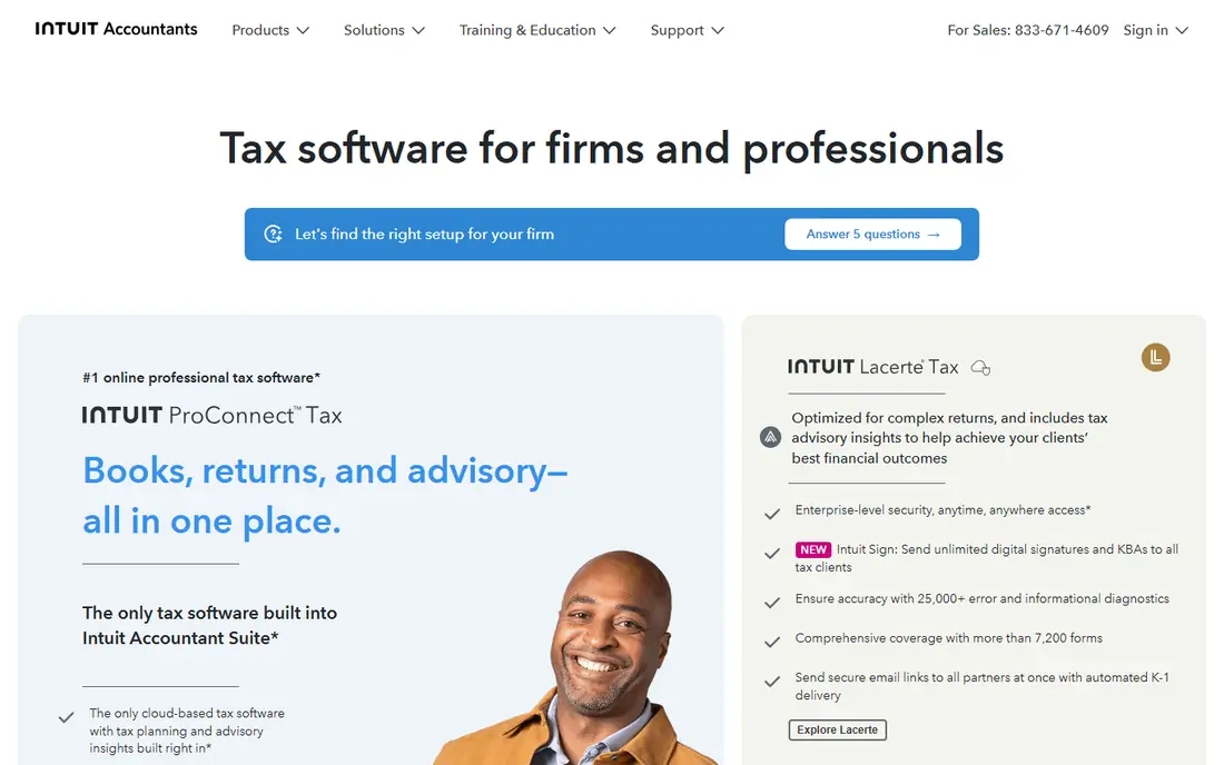 Lacerte website