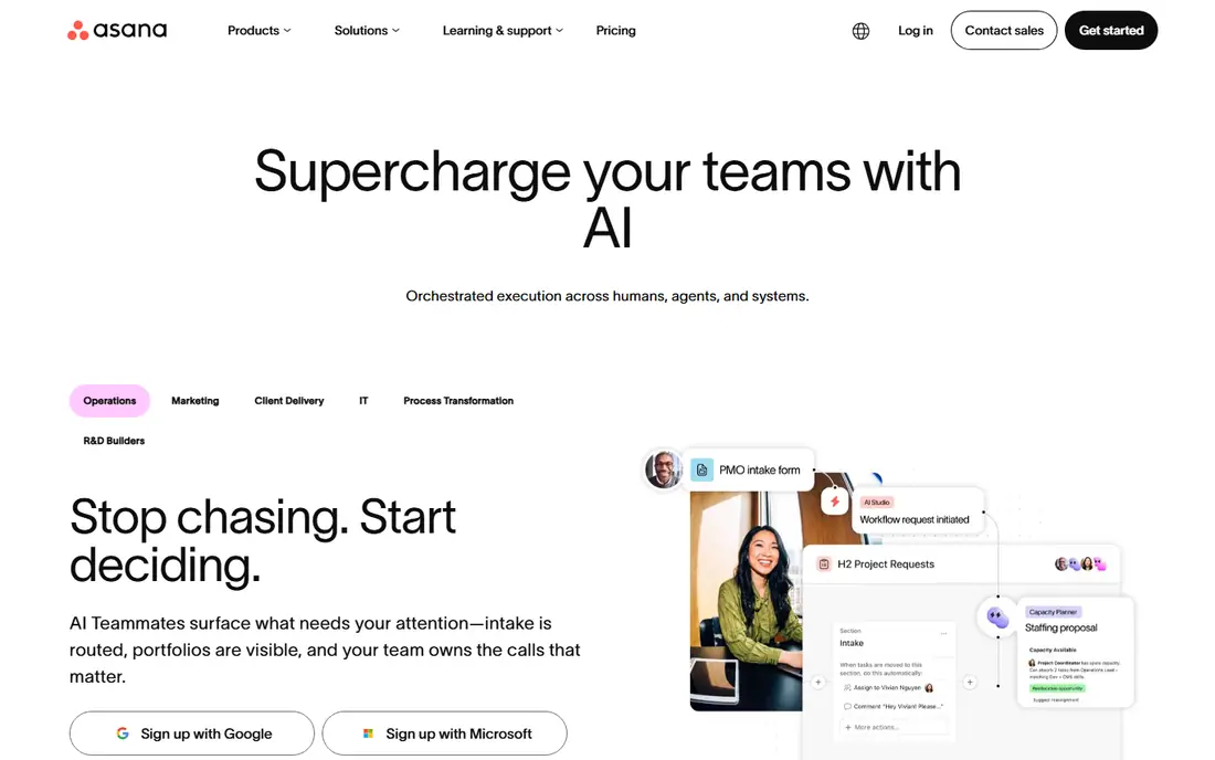 Asana website
