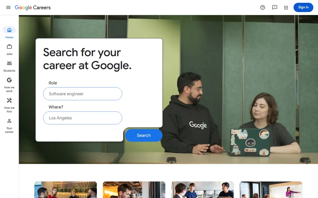 Google website