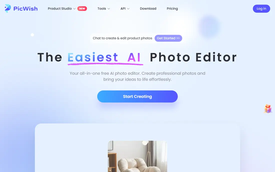 PicWish website